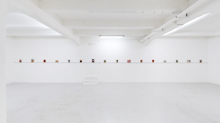 Coward!, solo show by Peter Frederiksen, installation view at The Flat - Massimo Carasi, Milan, 2023