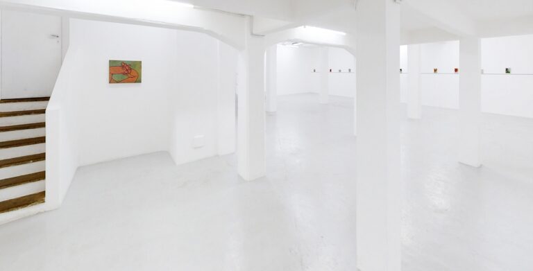 Coward!, solo show by Peter Frederiksen, installation view at The Flat - Massimo Carasi, Milan, 2023