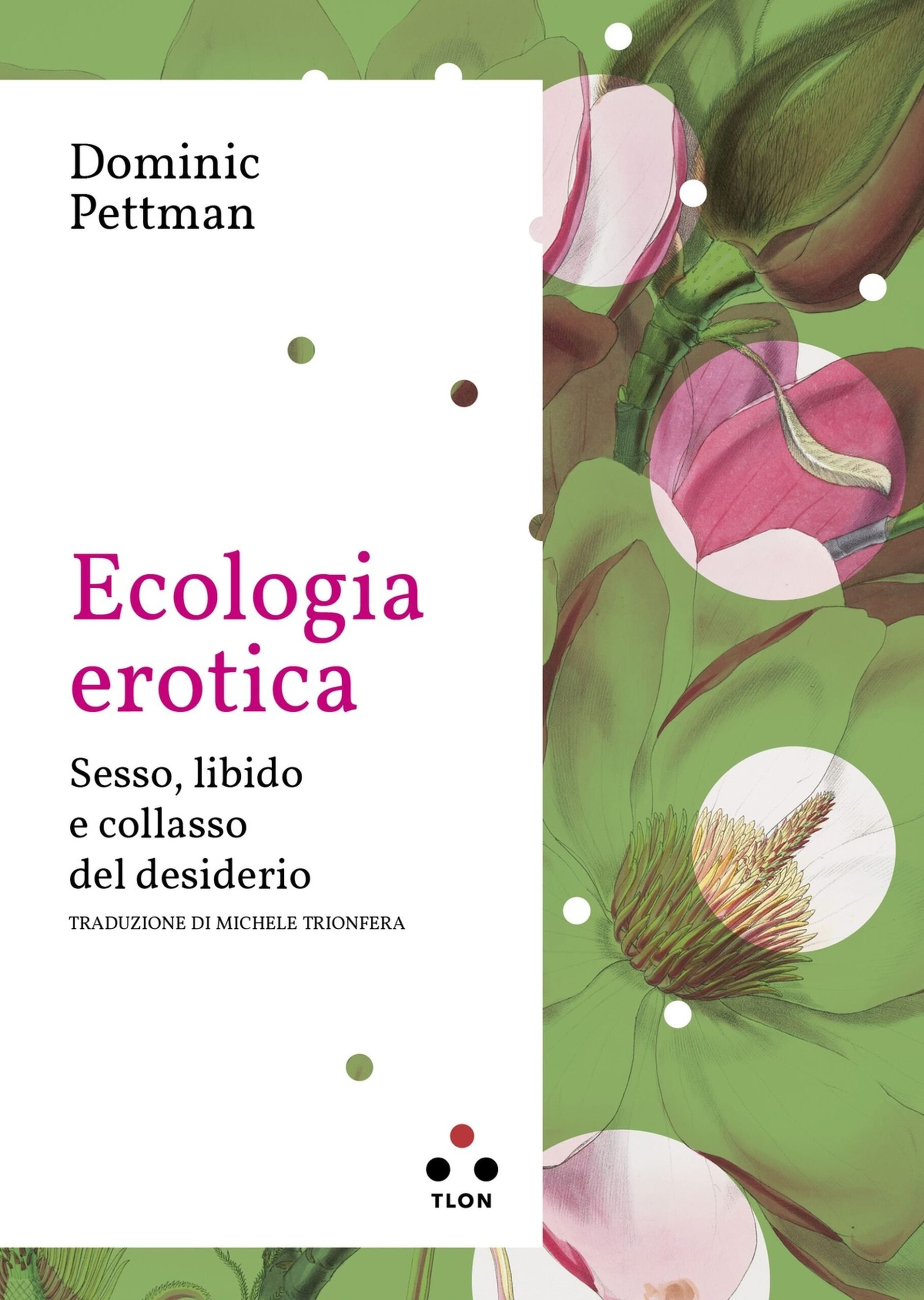 Dominic Pettman, Ecologia erotica, copertina