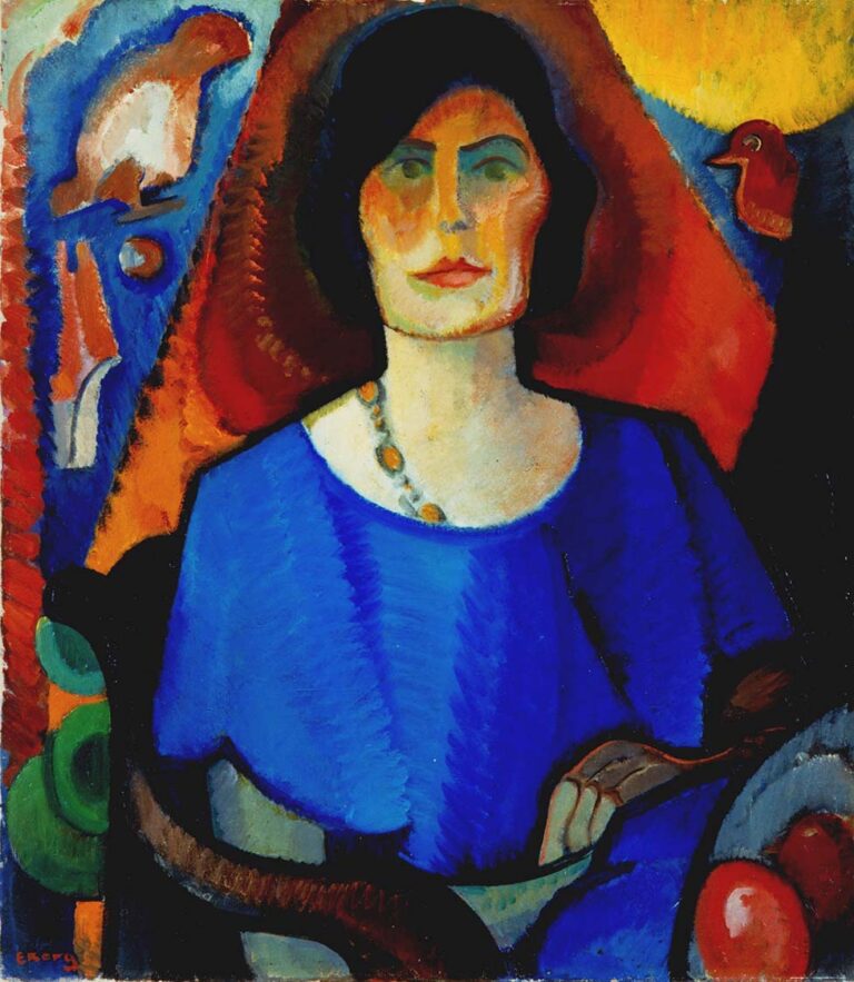 Else Berg, Self portrait, 1917. Collection Joods Museum, Amsterdam, Purchased with support of het Moos Cohenfonds