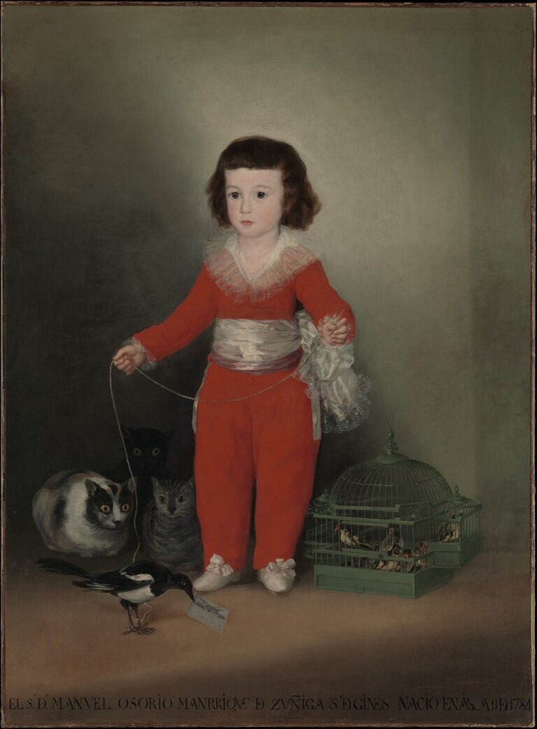 Francisco Goya, Manuel Osorio Manrique de Zuñiga, 1792. New York, The Met Museum