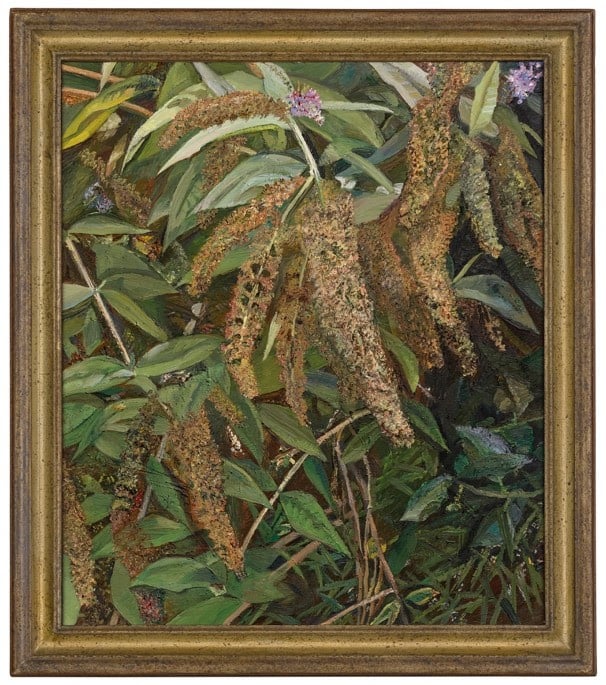 Lucian Freud, Garden from the Window (2002, estimate: £2,500,000-3,500,000). Courtesy Christie's Images Ltd