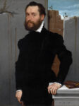 Giovan Battista Moroni, Ritratto di gentiluomo (il poeta sconosciuto), olio su tela, 105 x 182 cm. Brescia, Pinacoteca Tosio Martinengo