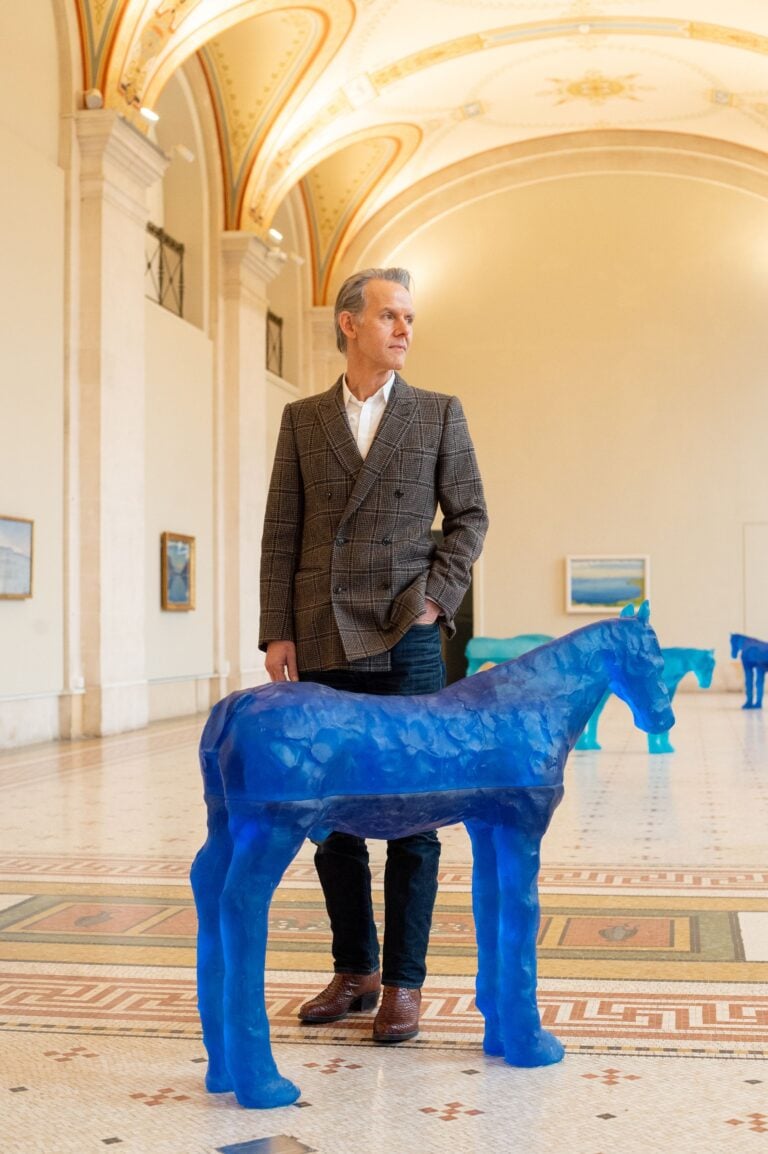 Il direttore del MAH - Musée d'Art et d'Histoire di Ginevra, Marc-Olivier Wahler, 2023. Photo Stefan Altenburger