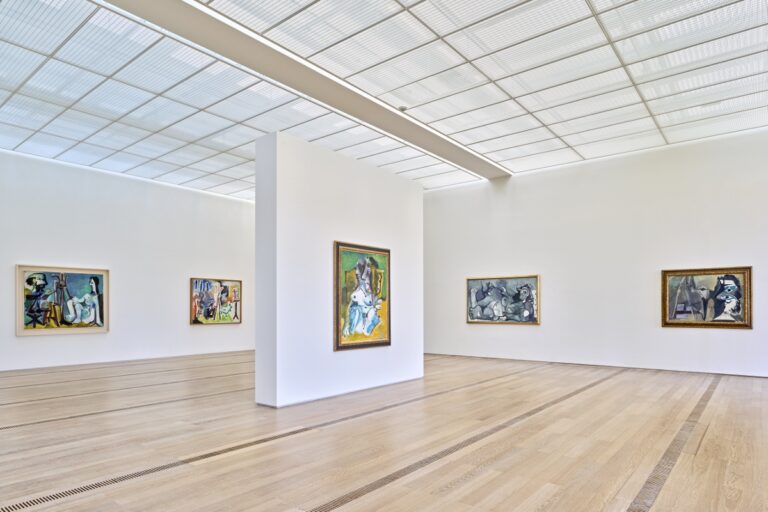 Installation view “PICASSO. Artist and Model – Last Paintings” at the Fondation Beyeler, RiehenBasel, 2023 © Succession Picasso2023, ProLitteris, Zurich Photo Mark Niedermann