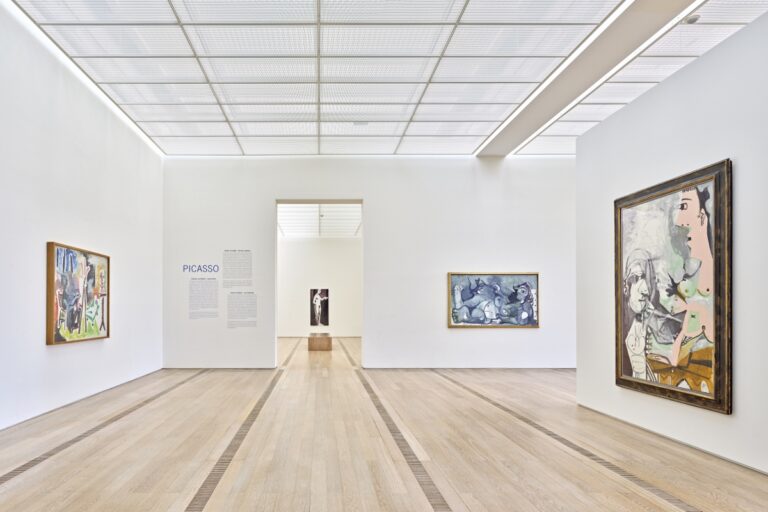 Installation view “PICASSO. Artist and Model – Last Paintings” at the Fondation Beyeler, RiehenBasel, 2023 © Succession Picasso2023, ProLitteris, Zurich Photo Mark Niedermann