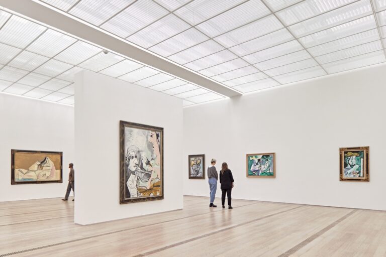 Installation view “PICASSO. Artist and Model – Last Paintings” at the Fondation Beyeler, RiehenBasel, 2023 © Succession Picasso2023, ProLitteris, Zurich Photo Mark Niedermann