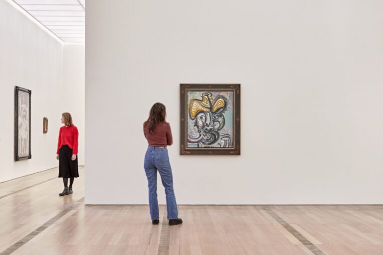 Installation view “PICASSO. Artist and Model – Last Paintings” at the Fondation Beyeler, RiehenBasel, 2023 © Succession Picasso2023, ProLitteris, Zurich Photo Mark Niedermann