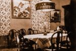 Kandinsky, 'Murnau mit Kirche II' sulla parete della sala da pranzo di Villa Stern