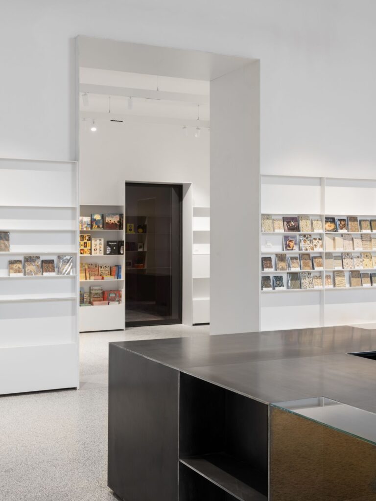 Labics, Palazzo dei Diamanti, bookshop, photo © Marco Cappelletti, courtesy Labics