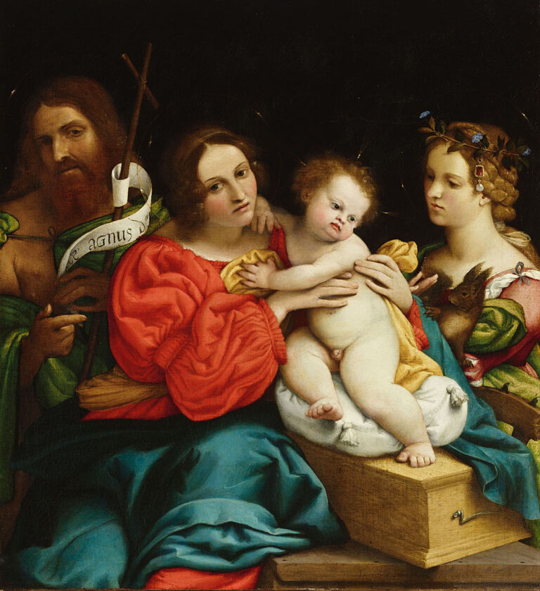 Lorenzo Lotto, Madonna con il bambino, 1522