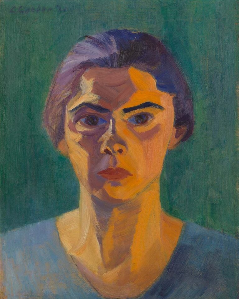 Lou Loeber, Self portrait, 1921. Collection Cultural Heritage Agency of the Netherlands, Amersfoort co Pictoright Amsterdam 2022