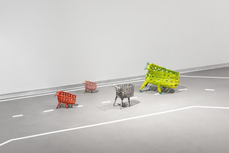 Luca Staccioli, Wake Up Call, installation view at ArtNoble gallery, Milano, 2023. Photo credit Michela Pedranti