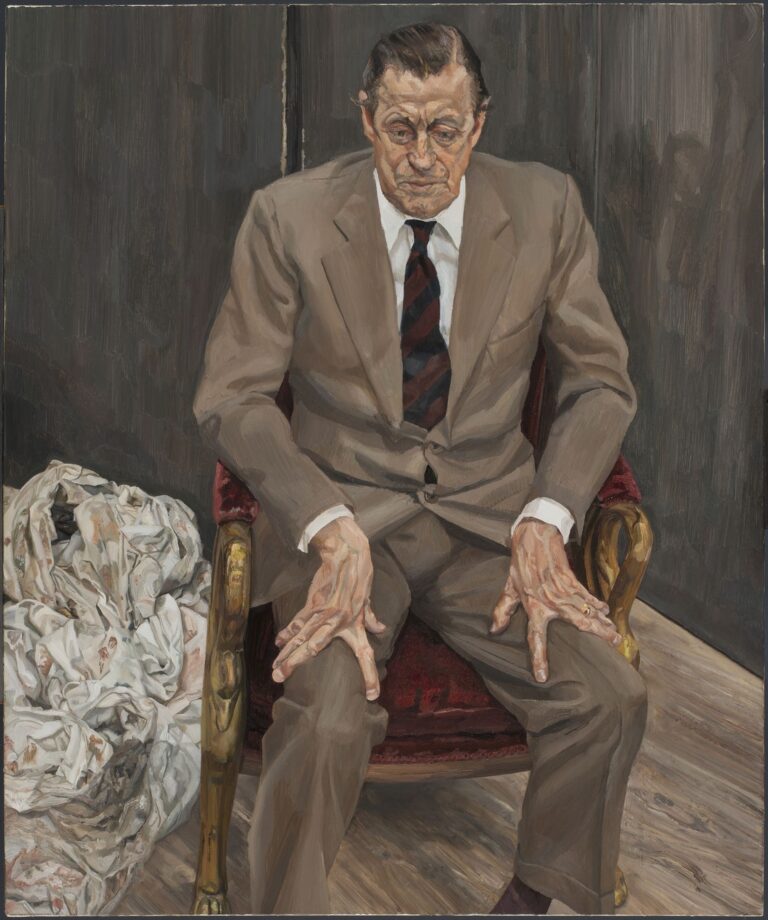 Lucian Freud, Hombre en una silla