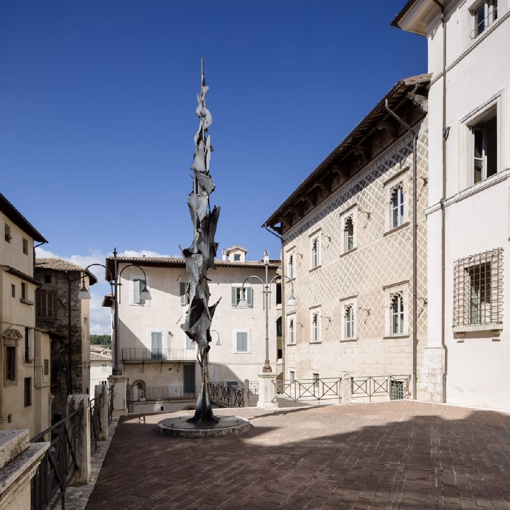 Nino Franchina, Spoleto 1962, Sculture nella città