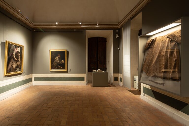 Orazio Gentileschi e l’immagine di san Francesco. La nascita del caravaggismo a Roma, installation view at Palazzo Barberini - Gallerie Nazionali d'Arte Antica, Roma, 2023. Foto Alberto Novelli