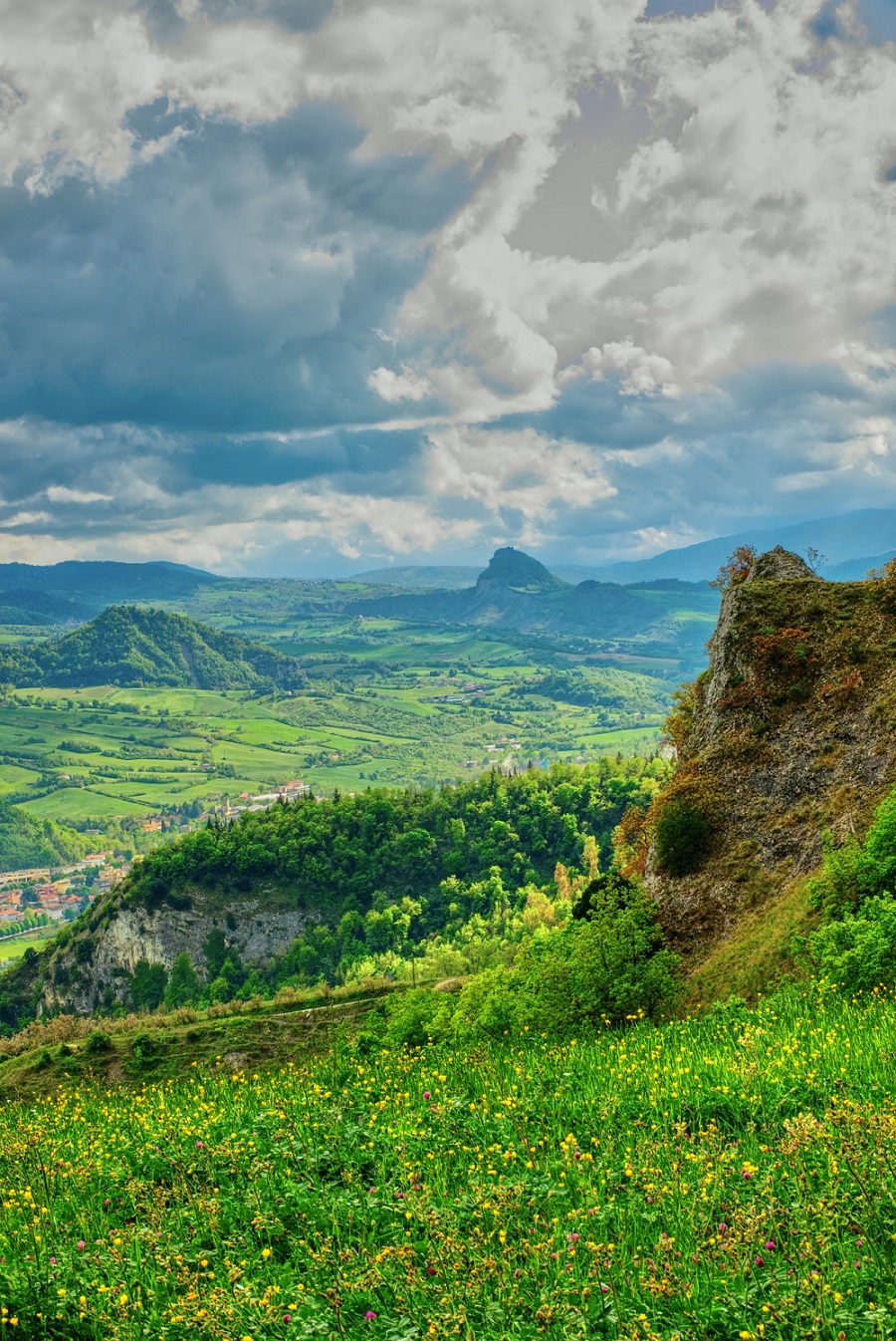 Panorama della Valmarecchia, via Pixabay