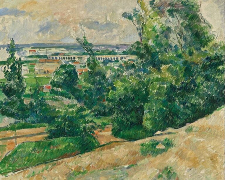 Paul Cezanne, L'Aqueduc du canal de Verdon au nord d'Aix (1882). Courtesy of Christie’s Images Ltd