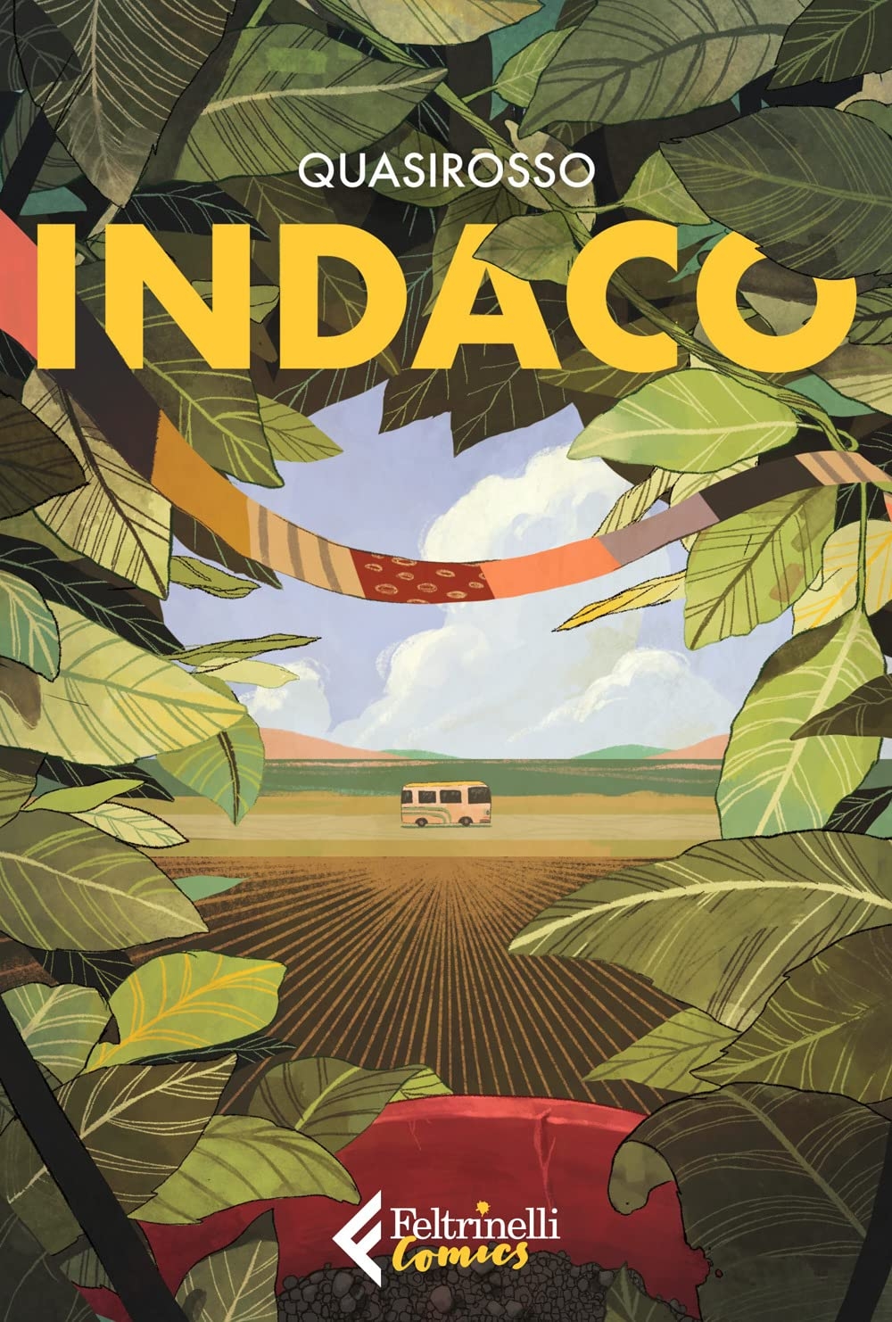 Quasirosso – Indaco (Feltrinelli Comics, Milano 2022). Copertina
