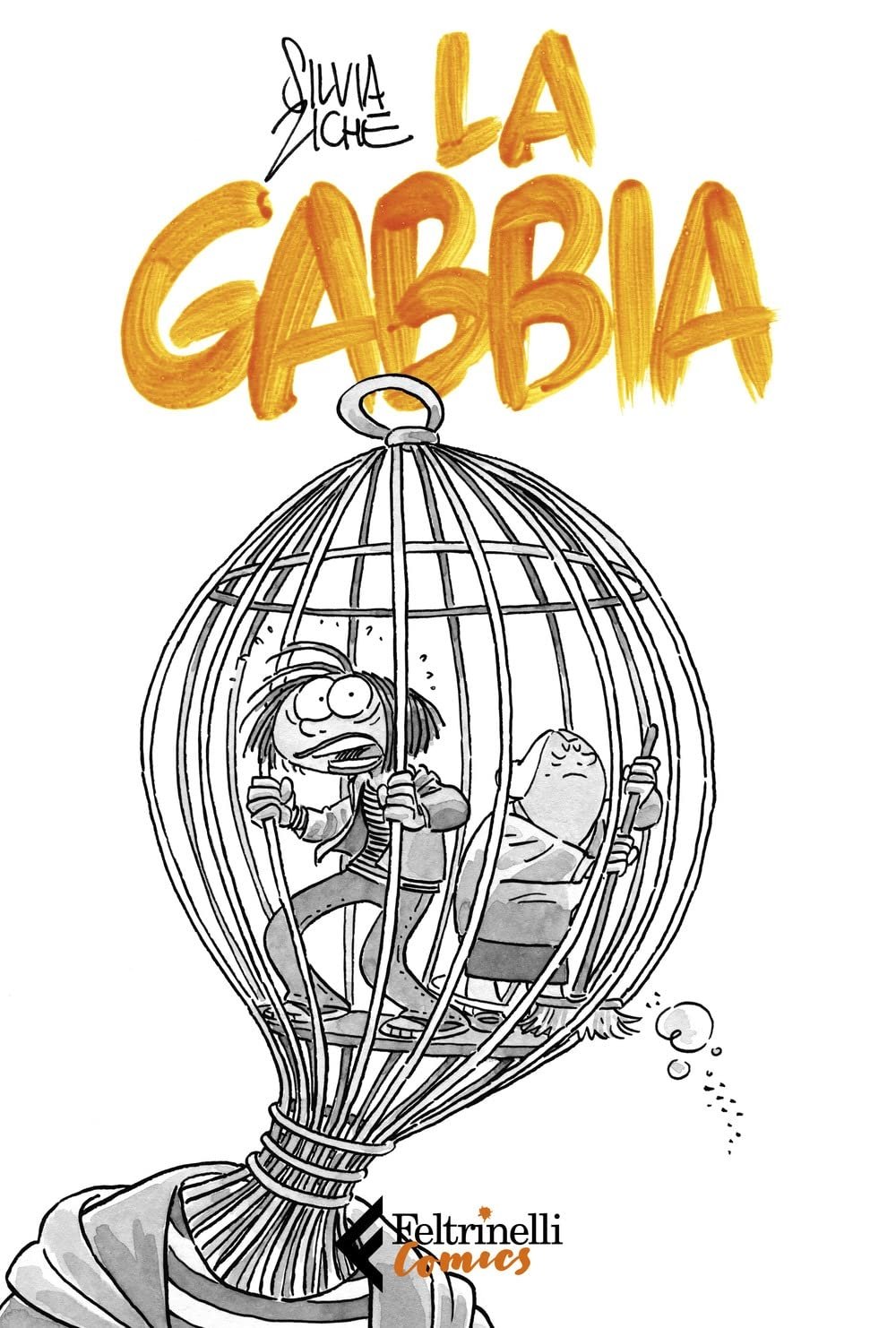 Silvia Ziche – La gabbia (Feltrinelli Comics, Milano 2022). Copertina