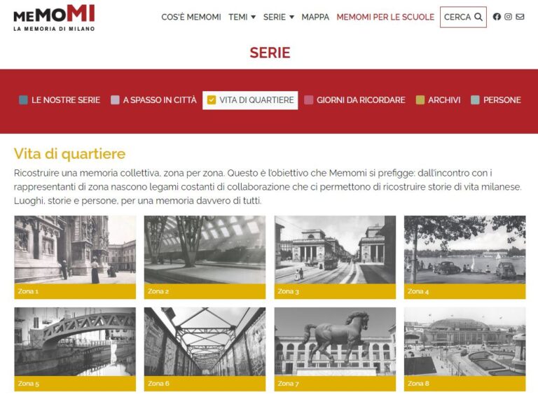 MemoMi: la prima web tv interamente dedicata al racconto della storia di Milano