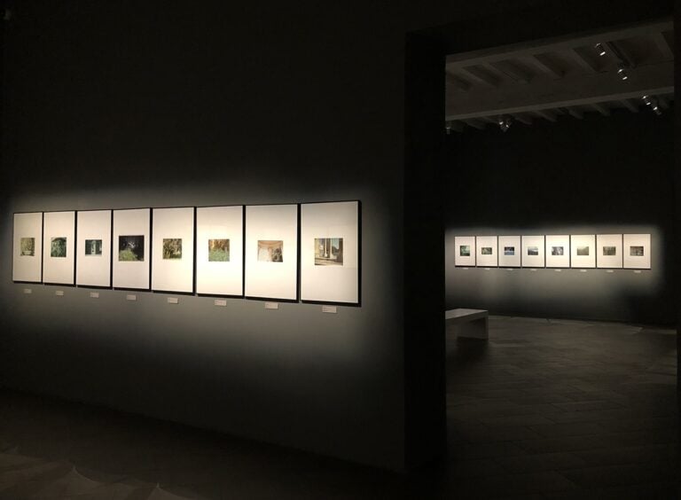 Veduta della mostra Labirinti della visione. Luigi Ghirri 1991, Parma, 2023