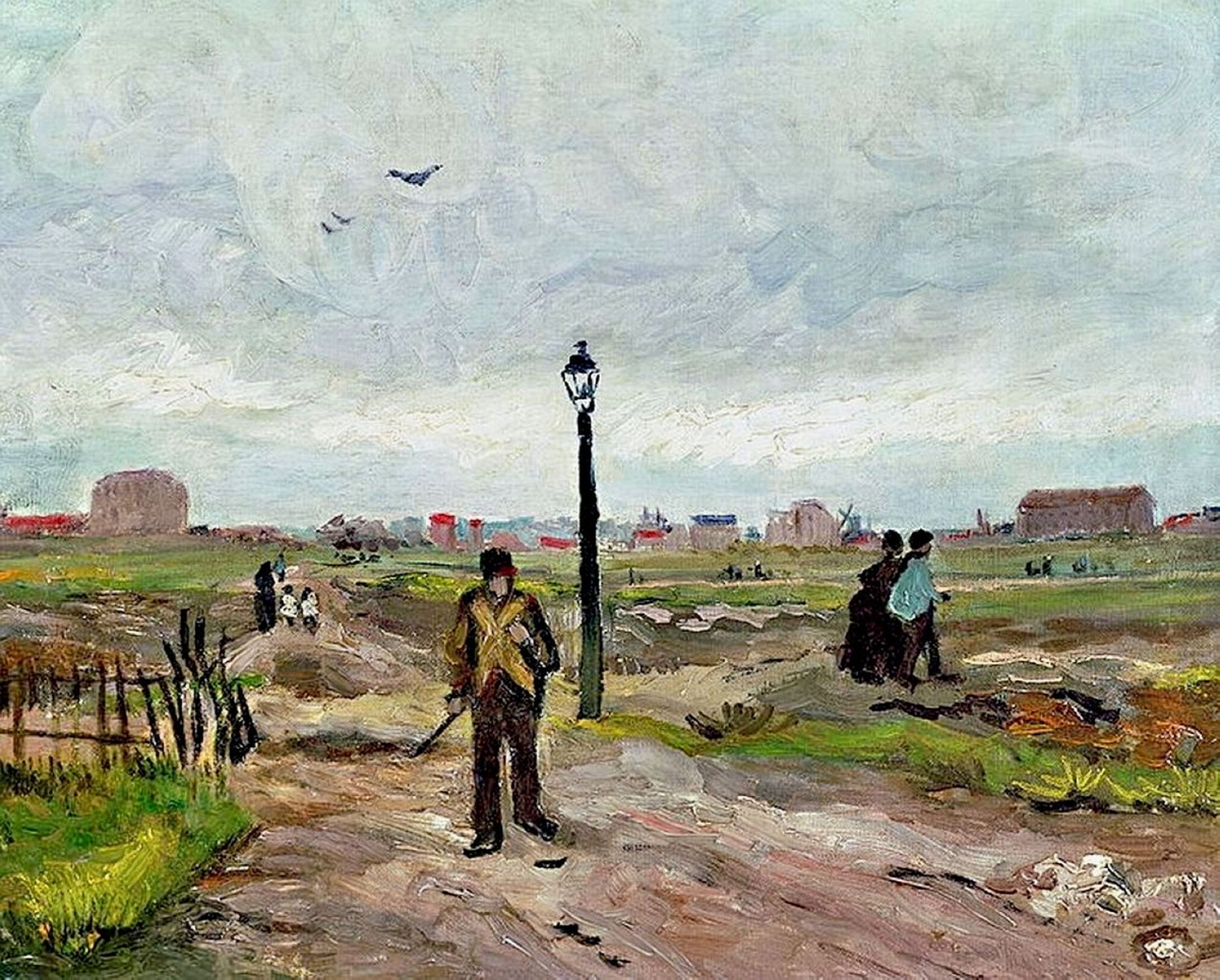 Vincent van Gogh, Periferia di Parigi, 1886