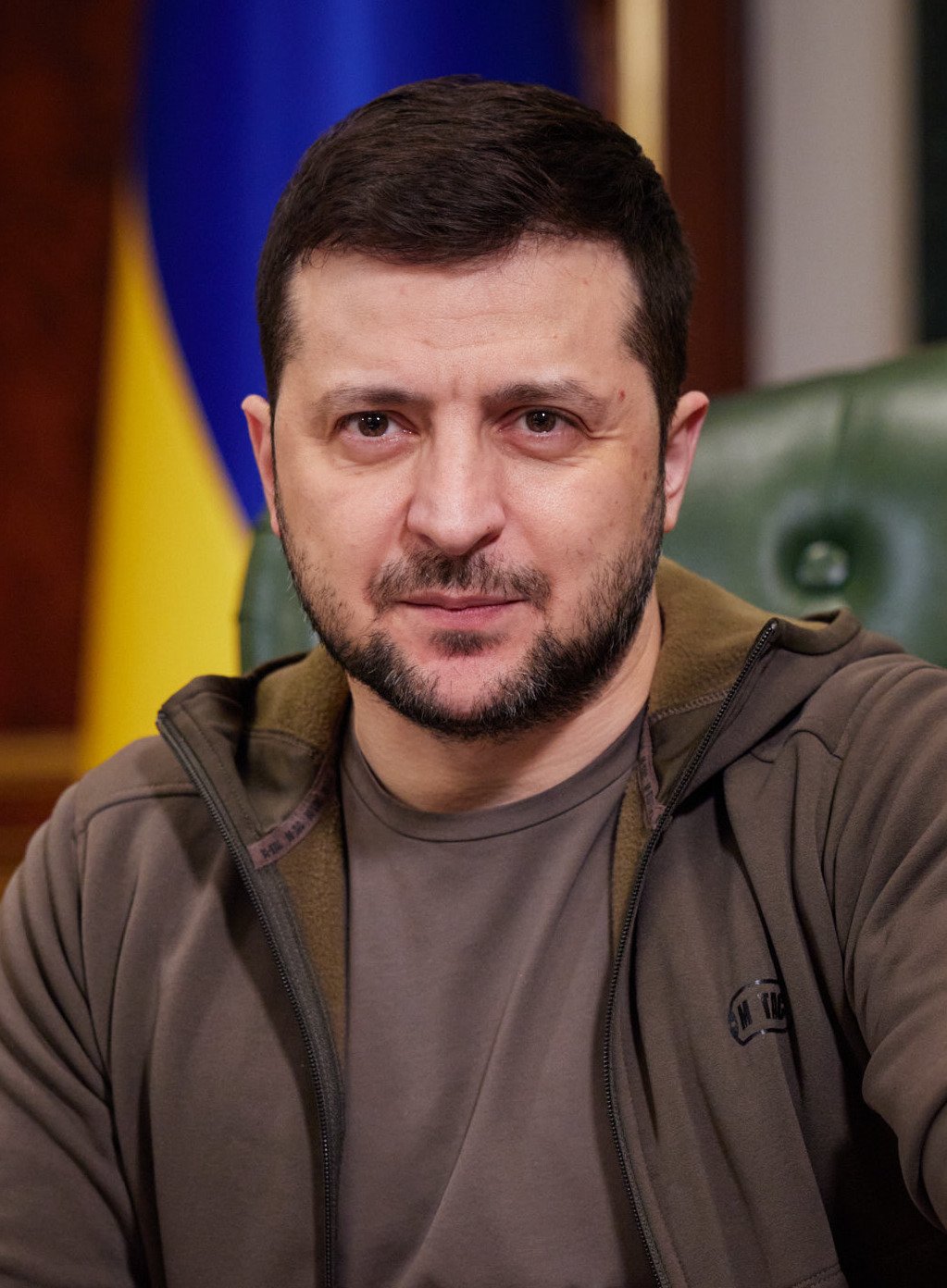 Volodymyr Zelensky, credits The Presidential Office of Ukraine