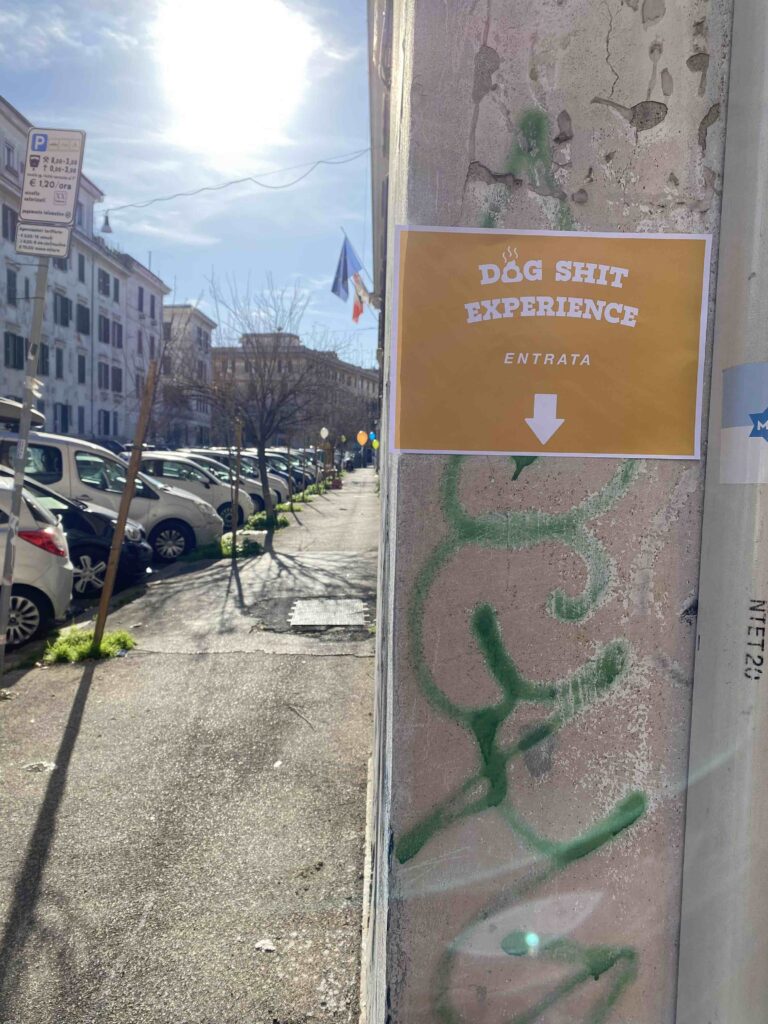 Dog shit experience a Roma