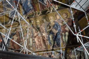 Cupola del Battistero di Firenze: inizia il restauro dei mosaici, si potrà salire sul ponteggio