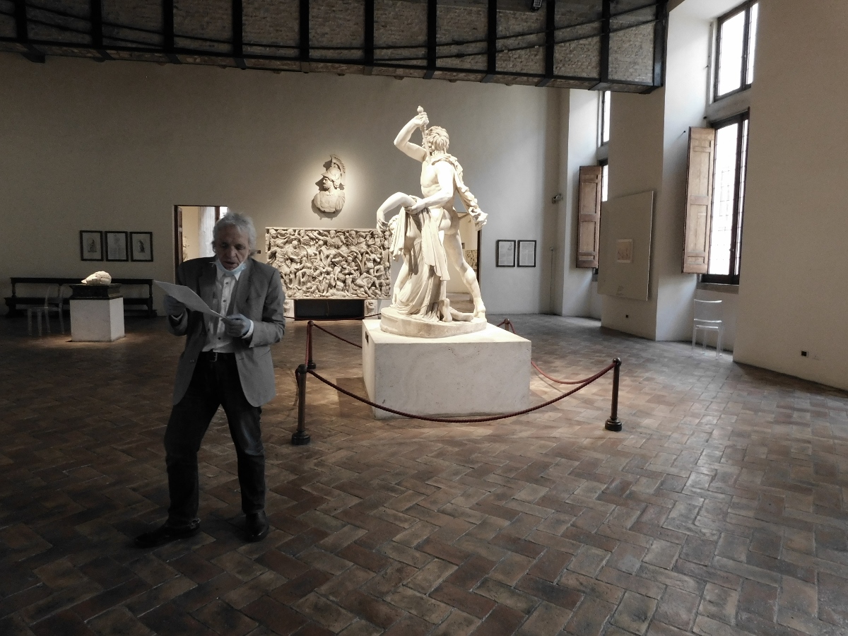 Abel Ferrara legge Tinti al Museo Nazionale Romano (2)
