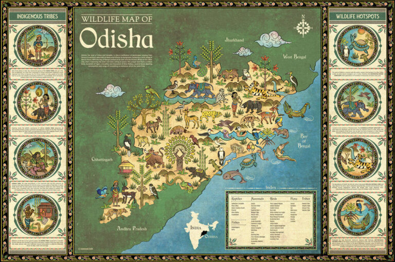 Sudarshan Shaw, Mappa della faina dell’Orissa, 2022