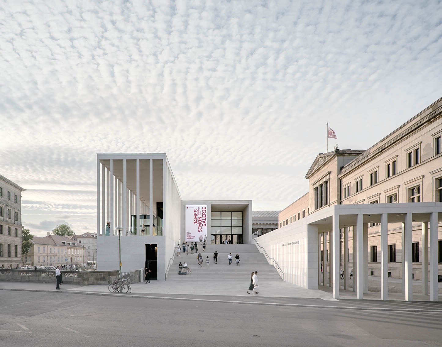 James-Simon Galerie 2018 Berlin, Germany. Photo courtesy of Simon Menges. Photo courtesy of The Hyatt Foundation -The Pritzker Architecture Prize 