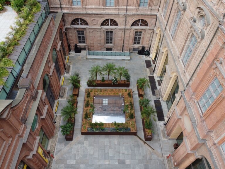 Museo Egizio. Cortile interno. 