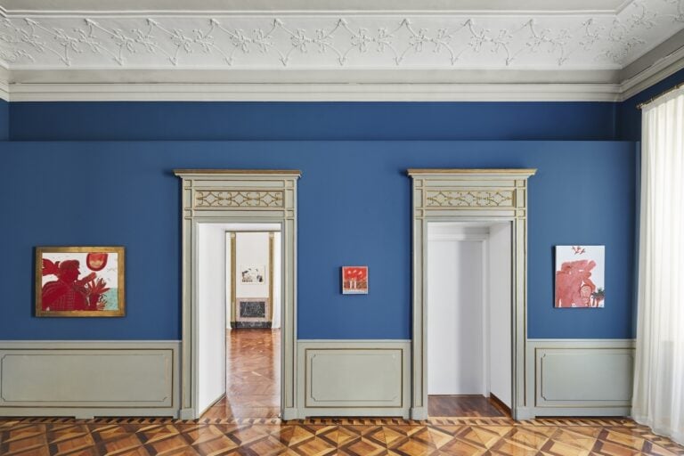 Alekos Fassianos, Installation view, Galleria Tommaso Calabro, Milano, 2023, photo Riccardo Gasperoni