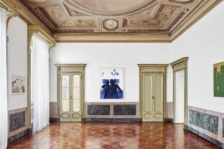 Alekos Fassianos, Installation view, Galleria Tommaso Calabro, Milano, 2023, photo Riccardo Gasperoni