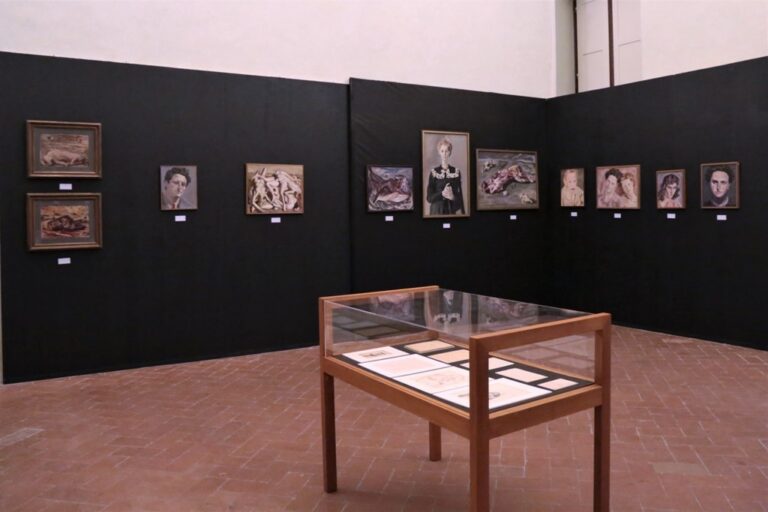 Carlo Levi a Firenze. Un anno di vita sotterranea, installation view at Palazzo Medici Riccardi, Firenze, 2023