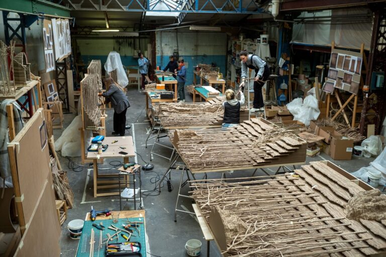 Eva Jospin's studio. Photo Laure Vasconi