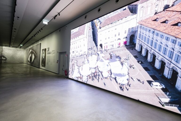 Gallerie d'Italia Intesa Sanpaolo, installation view mostra JR a Torino, 2023. Photo Andrea Guermani