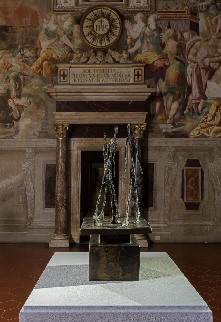 Giacometti/Fontana. La ricerca dell'assoluto. Installation view at Museo di Palazzo Vecchio, Firenze, 2023