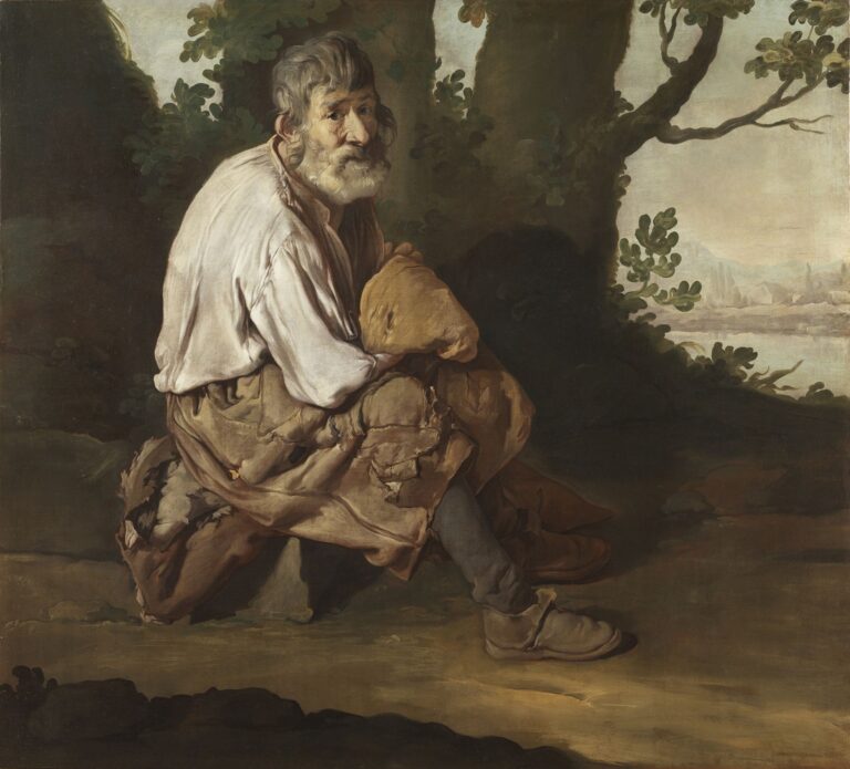 Giacomo Ceruti, Pitocco seduto, 1730-35, Pinacoteca Tosio Martinengo