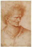 Giovanni Agostino da Lodi (1495-1520), Testa d’uomo maschile, 1500-1505 circa, Kupferstich Kabinett, Staatliche Kunstsammlungen Dresden, ph. Herbert Boswank