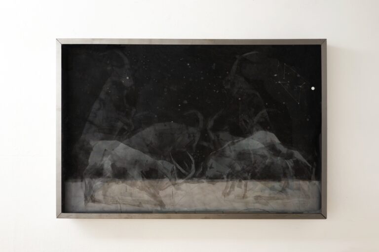 Gonzalo Borondo, Settimo Giorno, installation view at MAGMA gallery, Bologna, 2023