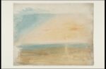 Joseph William Turner, Lever du soleil Pêche au merlan à Margate, 1822. Foto Tate