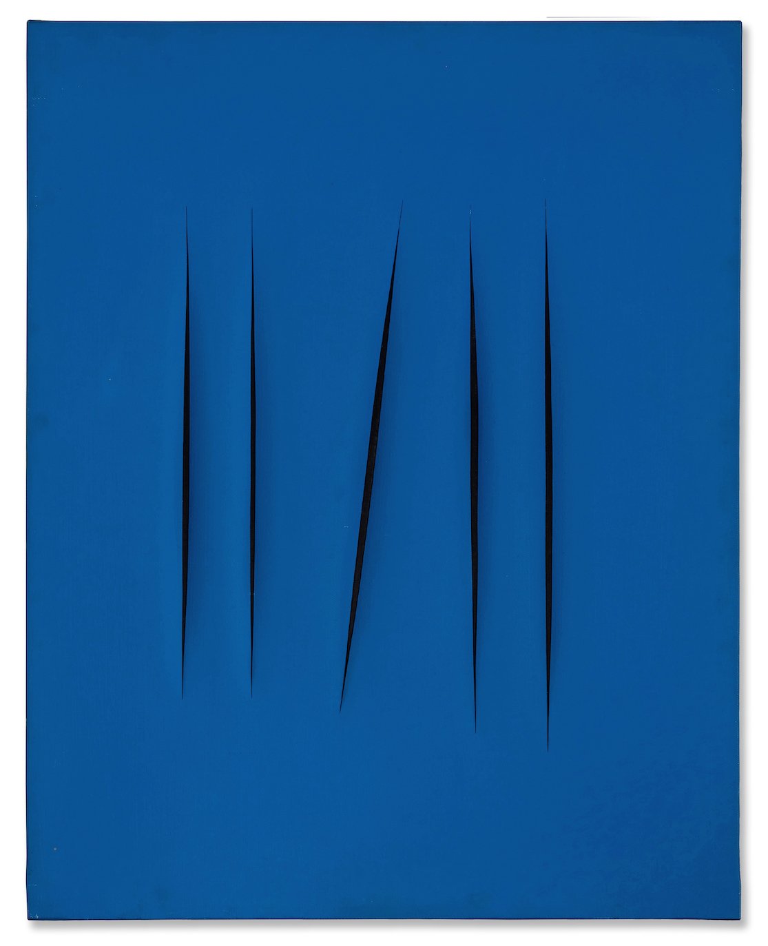 Lucio Fontana, Concetto Spaziale, Attese. Courtesy Sotheby's