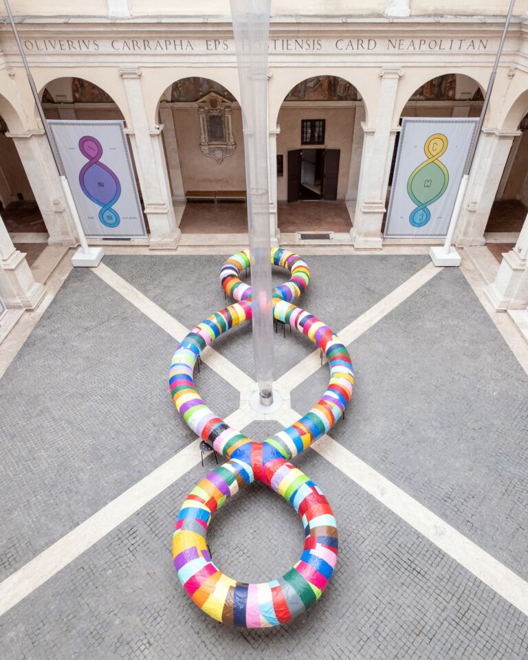 Michelangelo Pistoletto, Infinity, installation view at Chiostro del Bramante, Roma, 2023