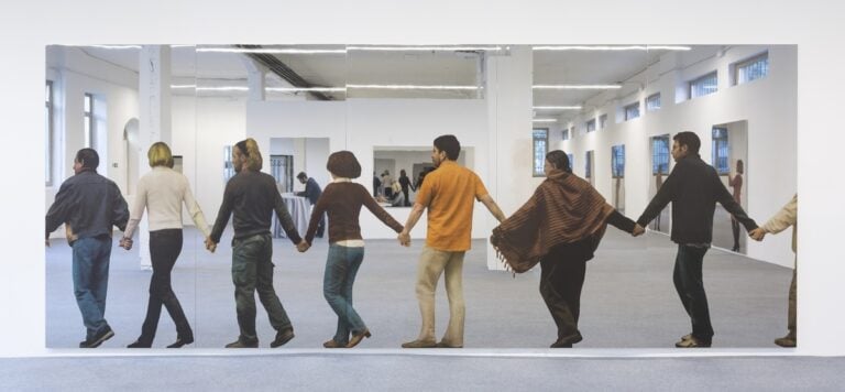 Michelangelo Pistoletto, Solidarity, 2007. Photo credit N. Morittu. Courtesy Galleria Giorgio Persano, Torino