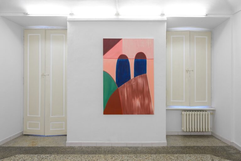 Ottavia Plazza, Poesia e follia 1, olio e pastello su tela, 150x100, 2022. Photo Stefano Mattea