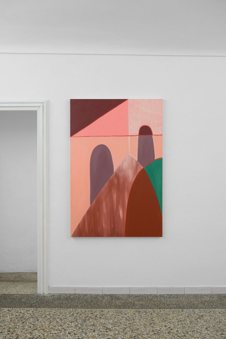 Ottavia Plazza, Poesia e follia 2, olio e pastello su tela, 150 x 100 cm, 2022. Photo Stefano Mattea