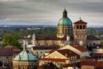 Particolare dei tetti del Duomo di Vercelli